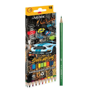 Карандаши цветные deVENTE Street Racing 18 цветов