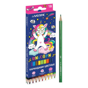 Карандаши цветные deVENTE Magic Unicorn 18 цветов