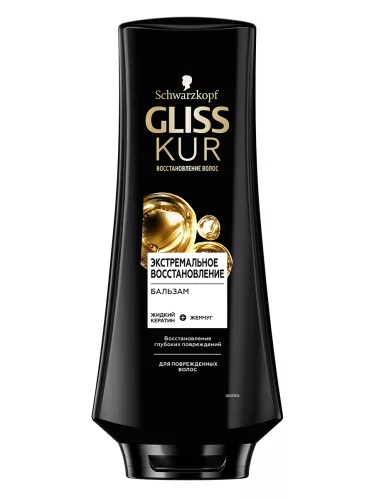 Бальзам для волос Gliss Kur Экстремальное восстановление для поврежденных волос, восстановление глубоких повреждений 360 мл – 6