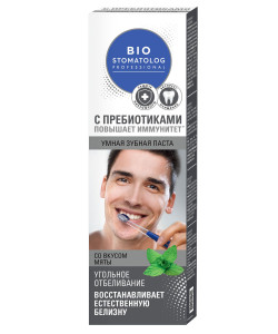Зубная паста Фитокосметик Bio Stomatolog Professional Угольное отбеливание 75 мл