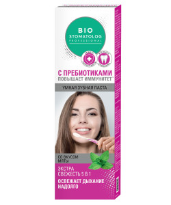 Зубная паста Фитокосметик Bio Stomatolog Professional Экстра свежесть 5 в 1 75 мл