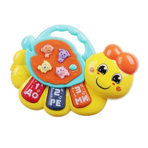 ИГРОЛЕНД Игрушка Пианино обучающее, свет, звук, 2ААА, ABS, 11х4,5х15см