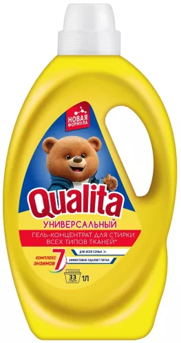 Гель для стирки Qualita Care&Refresh универсальный 1 л – 1