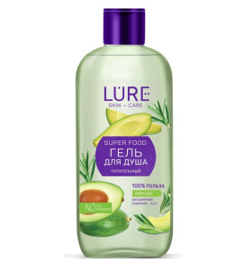 Гель для душа Lure Super Food экстракт авокадо 420 мл