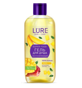 Гель для душа Lure Super Food экстракт манго 420 мл