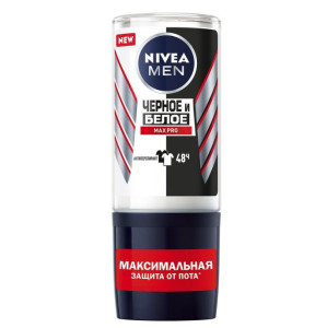 Дезодорант шариковый Nivea Черное и Белое Max Pro 50 мл