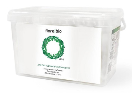 Таблетки для посудомоечных машин Fiorabio ECO без фосфатов 30 шт