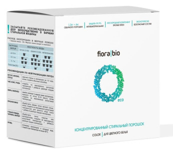 Стиральный порошок Fiorabio ECO концентрированный для цветного белья 1 кг