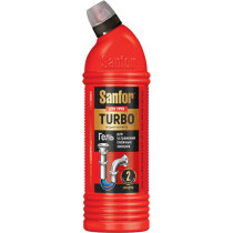 Чистящее средство Sanfor Turbo для канализационных труб 750 мл