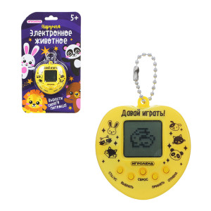 ИГРОЛЕНД Игрушка "Электронное животное", 2AG13, пластик, 4,8х6см, 4 цвета