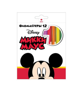 FL BFk 12120 H Фломастеры 12цв "DISNEY. Микки Маус