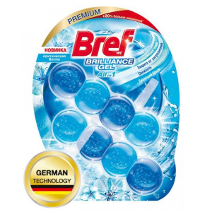 Туалетный блок Бреф Brilliance Gel Арктическая Волна 2 шт х 42 гр