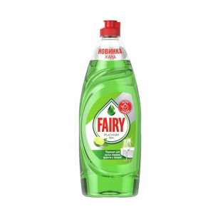 Средство для мытья посуды Fairy Platinum  Лайм 650 мл