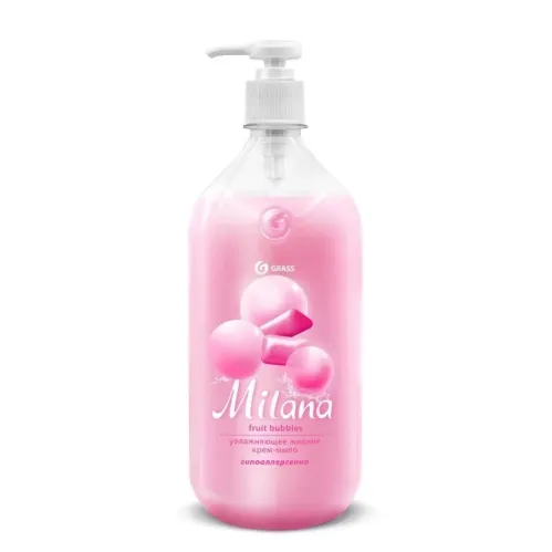 Крем-мыло жидкое Grass Milana Fruit Bubbles 1 л – 1
