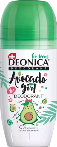 Дезодорант-антиперспирант шариковый Deonica FOR TEENS Avocado Girl 50 мл – 1