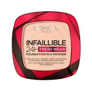 Пудра для лица L`Oreal Paris Infaillible 24H Fresh Wear матирующая тон 180 холодный песок 9 гр - 1
