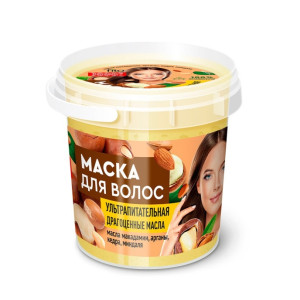 Маска для волос Народные рецепты Organic Ультрапитательная драгоценные масла 155 мл
