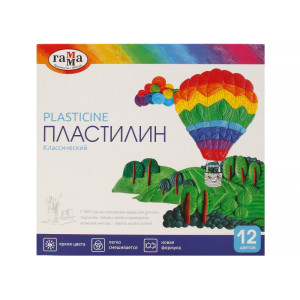 PL 281033 ГАММА Н-р пластилина 12цв "Классический"