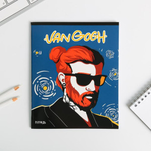 Тетрадь ArtFox Van Gogh А5 48 л клетка