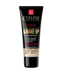 Тональный крем Eveline Art Make-Up Professional 3в1 тон пастель 30 мл - 1