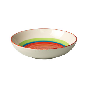 Тарелка суповая Lakomo Rainbow red 710 мл