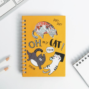 Блокнот ArtFox Oh my CAT!  линейка А6 60 л