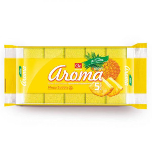 GRIFON Губки д/посуды АНАНАС 5шт (ароматизиров.)