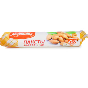 Пакеты фасовочные Хозяюшка Мила рулон 200 шт 22 х 32 см