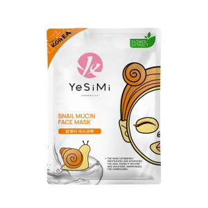 Маска для лица YeSiMi тканевая Муцин улитки 23 мл