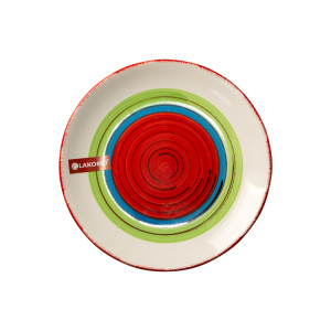 Тарелка десертная Lakomo Rainbow red 19 см