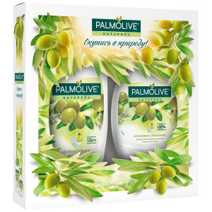 Подарочный набор Palmolive Интенсивное увлажнение Гель для душа Олива 250мл и шампунь Олива 200мл