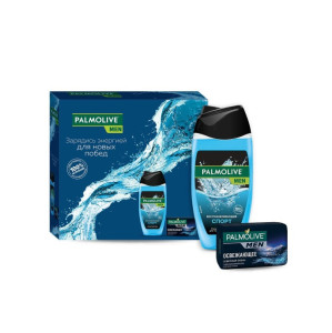 ПН PALMOLIVE MEN Спорт и Северный океан (Гель д/душа Спорт 3в1 250мл+ тв.мыло Северный Океан 90 г)