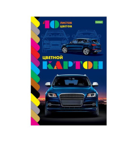 CB 10Кц4к 08069 Н-р цв картона Быстрые Тачки 10л