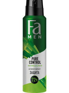 Дезодорант-антиперспирант спрей Фа Pure Control аромат кактуса, 72 ч для мужчин 150 мл - 1