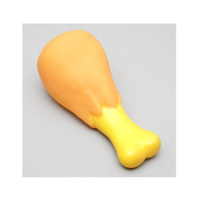 Игрушка пищащая "Куриная голень гриль" для собак, 12,5 см 752097