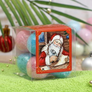Набор бомбочек для ванн Лаборатория Катрин Snow Balls Сказка на пороге 8х20 гр