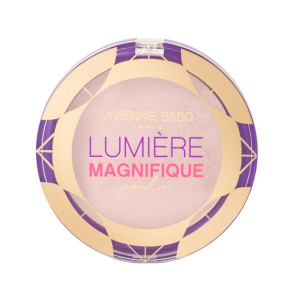 Пудра для лица Vivienne Sabo Lumiere Magnifique сияющая тон 02 бежевый 6 гр - 1