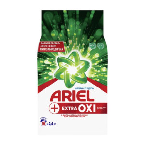 Стиральный порошок Ariel Extra OXI Effect Аквапудра автомат 2.4 кг