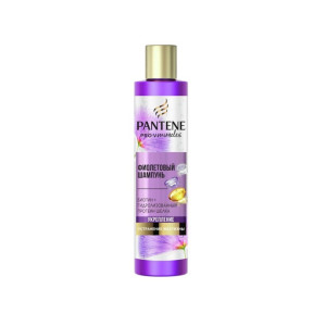 Шампунь для волос Pantene Шёлк и сияние Фиолетовый Анти-желтизна и укрепление 225 мл