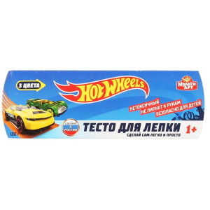 Тесто для лепки Умка Hot Wheels 3 цвета по 60 гр