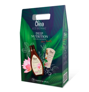 ПН OLEA Eco Botanic Deep Nutrition (Крем-гель д/д. Лотос и каштан 300мл+крем-баттер д/рук 50мл) 1/14