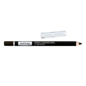 Карандаш для глаз IsaDora Perfect Contour Kajal тон 61 Dark Brown 1.3 гр - 1