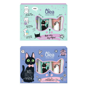 Подарочный набор Olea HAND CARE CATS Крем для рук Комплексный+Крем для рук Питательный+Крем для рук Увлажняющий 30 мл