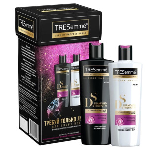 Подарочный набор TRESemme Diamond Strength шампунь и кондиционер укрепляющий 2X230 мл