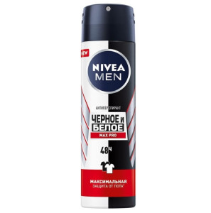 Дезодорант-антиперспирант спрей Nivea Men Черное и Белое Max Pro 150 мл