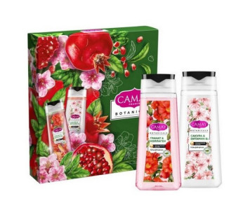 Подарочный набор Camay Botanicals Гель для душа Японская сакура и гель для душа Цветы граната 2х250 мл