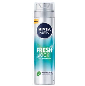 Гель для бритья Nivea Men Fresh Kick 200 мл