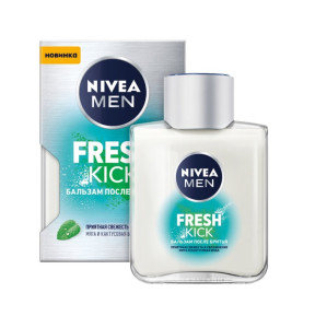 Бальзам после бритья Nivea Men Fresh Kick приятная свежесть с мятой 100 мл