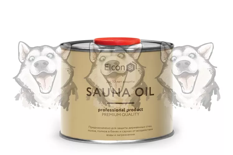 Масло для полков в бане Elcon Sauna Oil 0.5 л – 1