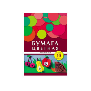 CB 10Бц4м 24113 Н-р цв бумаги Ёжик 10цв 10л